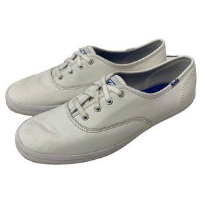 Size 7.5 Women's Keds White Champion Originals Leather Fashion Sneaker